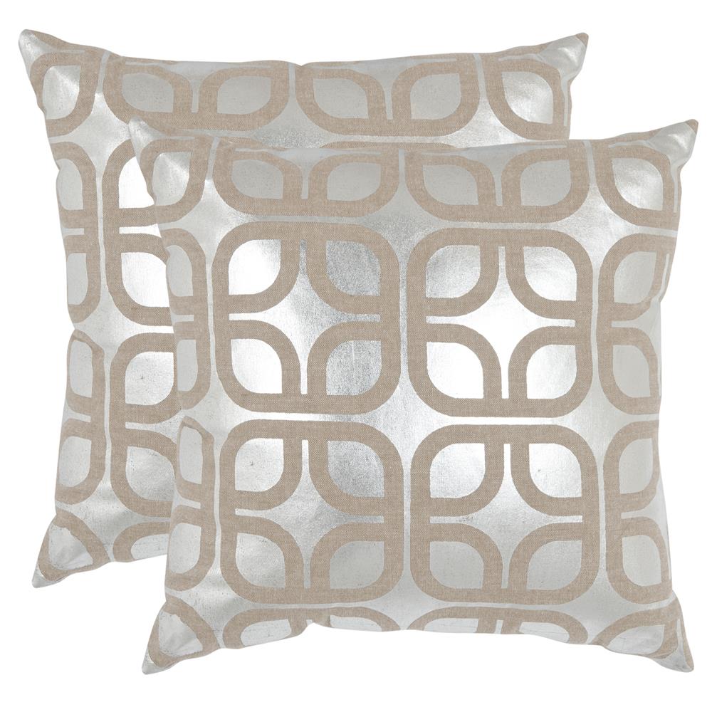 Safavieh DEC400A-1818-SET2  COLE PILLOW Pillows (Set of 2)